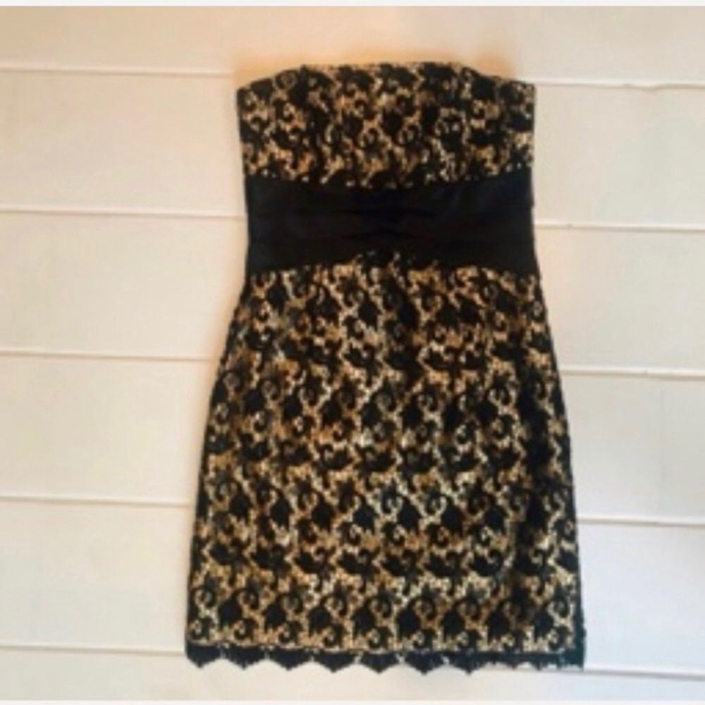JESSICA MCCLINTOCK | Strapless cocktail dress 4